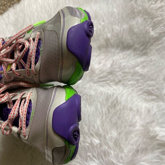 New Balance Minimus Sneakers Vibram Soles Green Purple Gray Size 9.5 - Picture 6 of 13